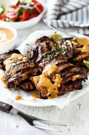Grilled Chicken in Coconut Glaze